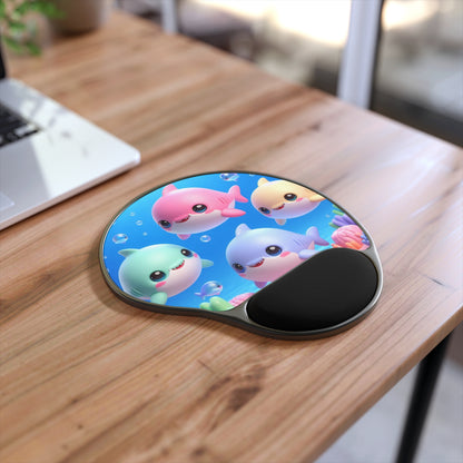 Baby Shark Mouse Pad with Wrist Rest