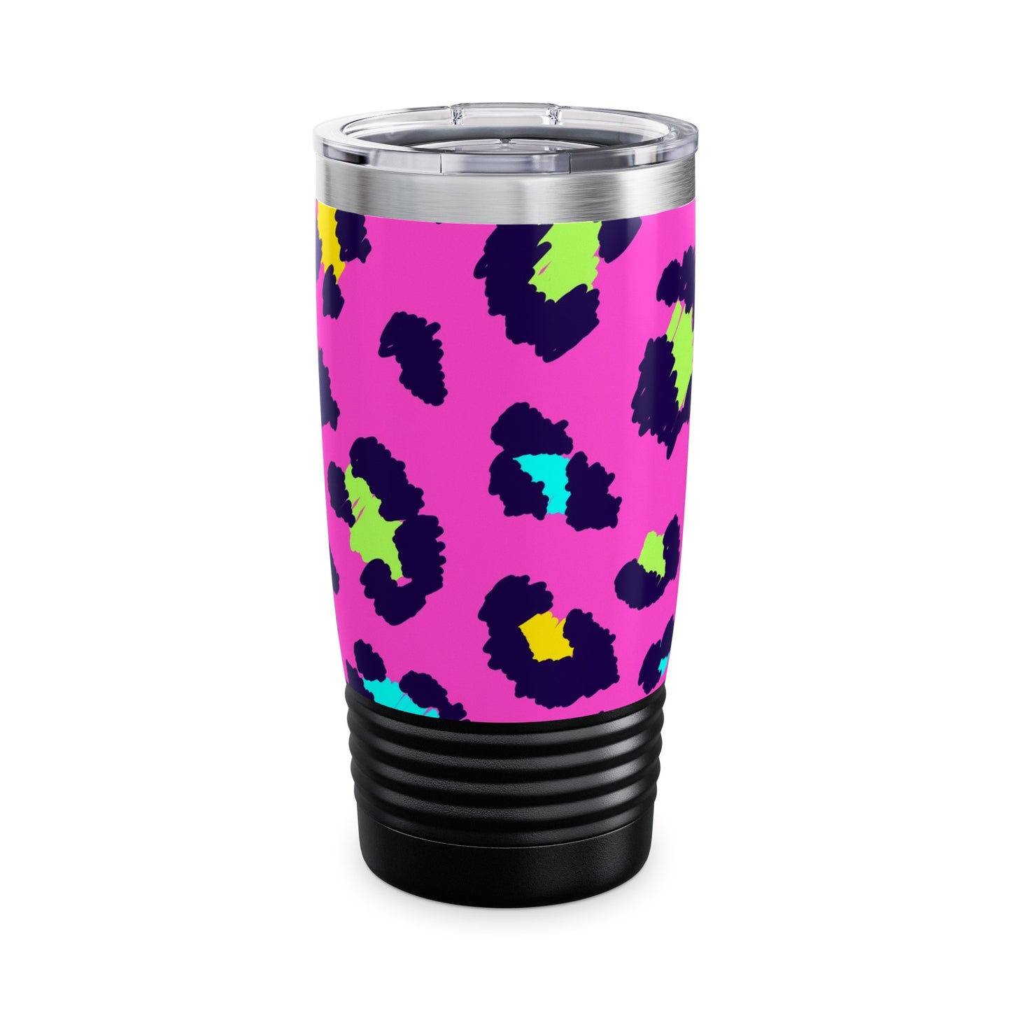 Pink Leopard Ringneck Tumbler, 20oz