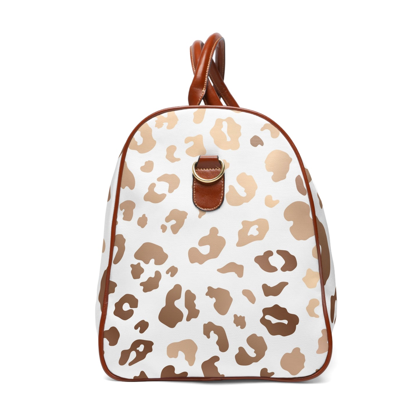 Elegant Leopard Print Waterproof Travel Bag