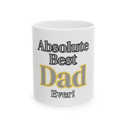 Father's Day Ceramic Mug, (11oz, 15oz)