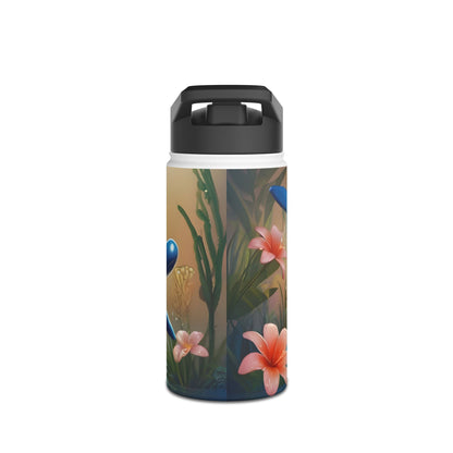 Dolphin Stainless Steel Water Bottle, Standard Lid