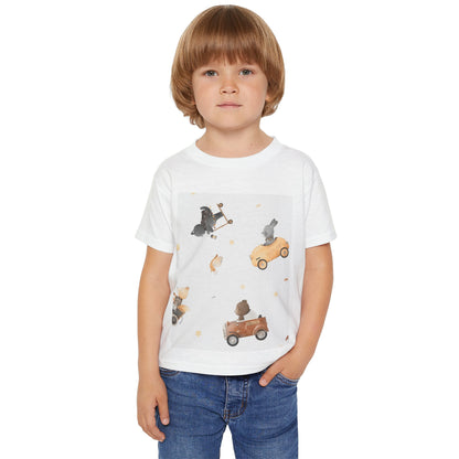 Heavy Cotton™ Toddler T-shirt with cars