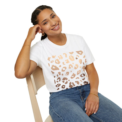 Elegant Leopard Unisex Soft Style T-Shirt