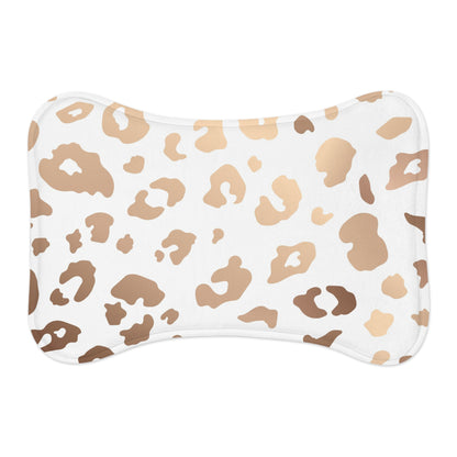 Elegant Leopard Pet Feeding Mats