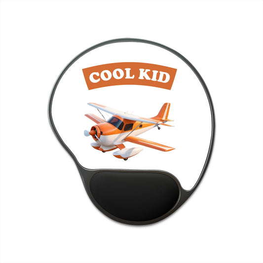 Cool Kid Airplane Mouse Pad With Wrist Rest