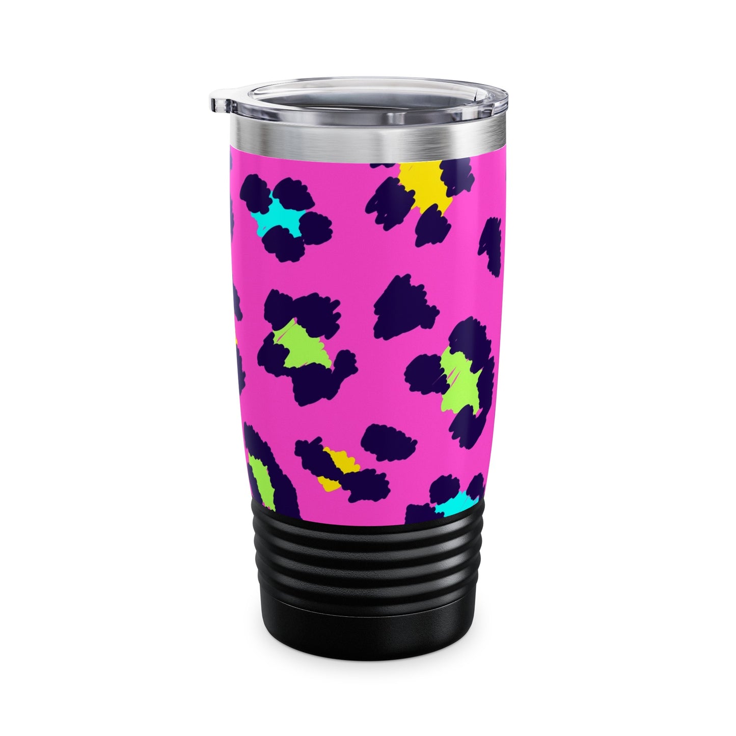 Pink Leopard Ringneck Tumbler, 20oz