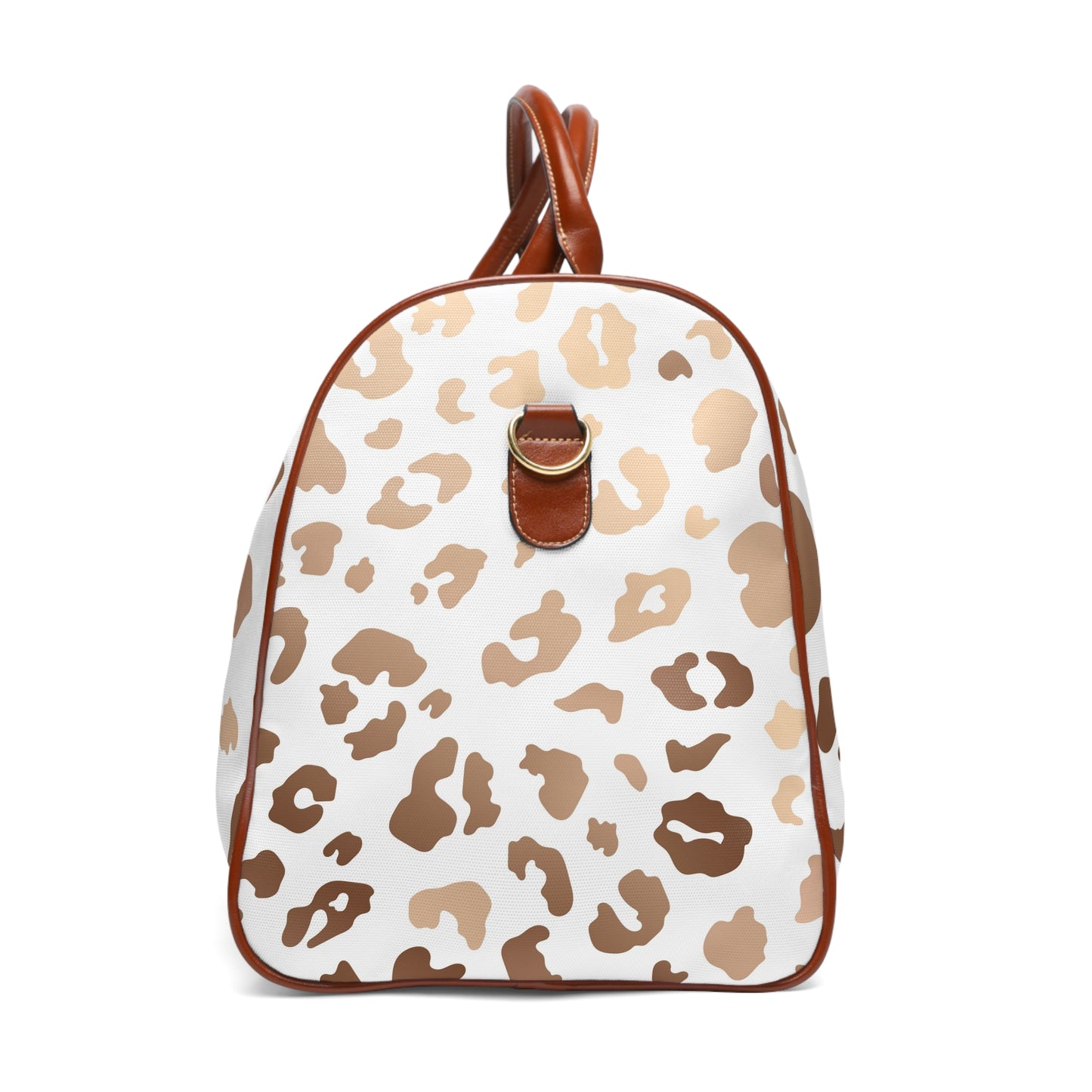 Elegant Leopard Print Waterproof Travel Bag