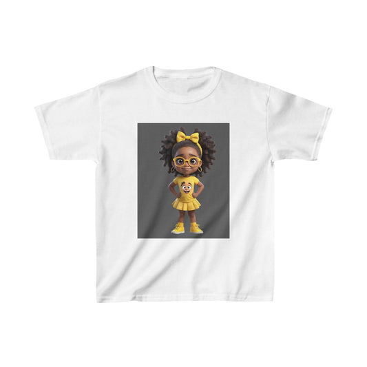 African American Girl Kids Heavy Cotton™ Tee