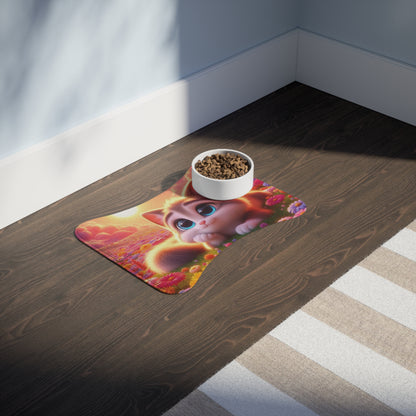 Cute Cat Pet Feeding Mats