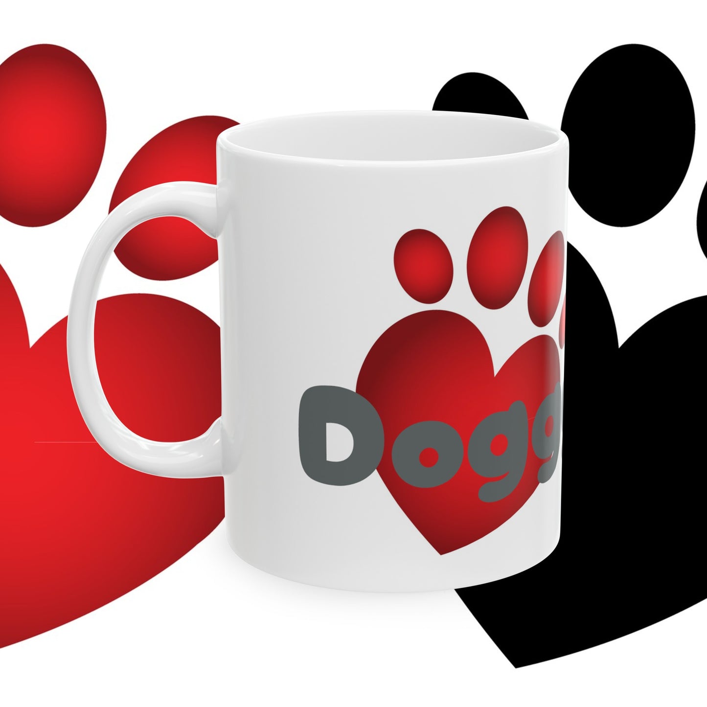 Doggy Love Ceramic Mug, (11oz, 15oz)