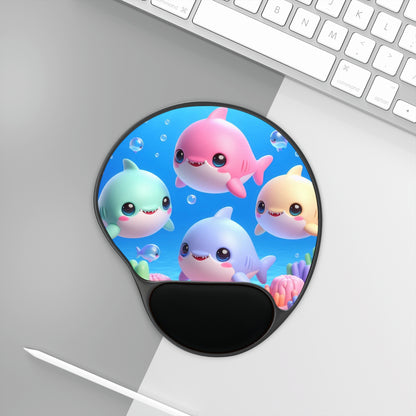 Baby Shark Mouse Pad with Wrist Rest